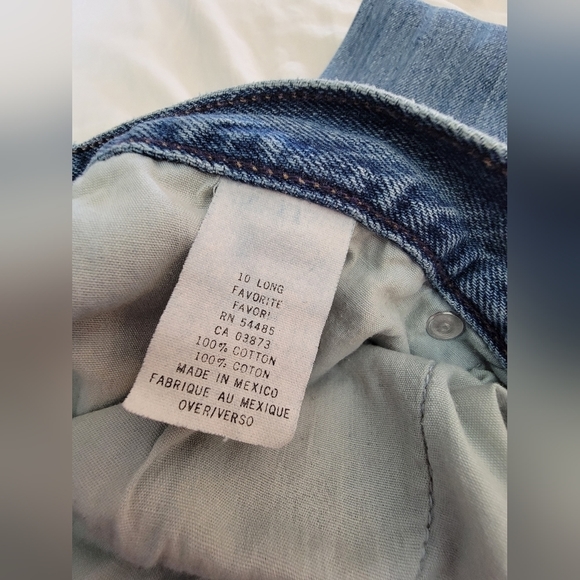 Women's American Eagle Light Wash Favorite Bootcut Jeans Size 10 Long - Picture 8 of 9